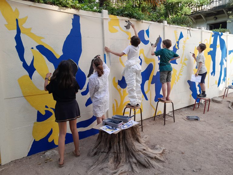 Une fresque pour célébrer la nature… et le travail collectif